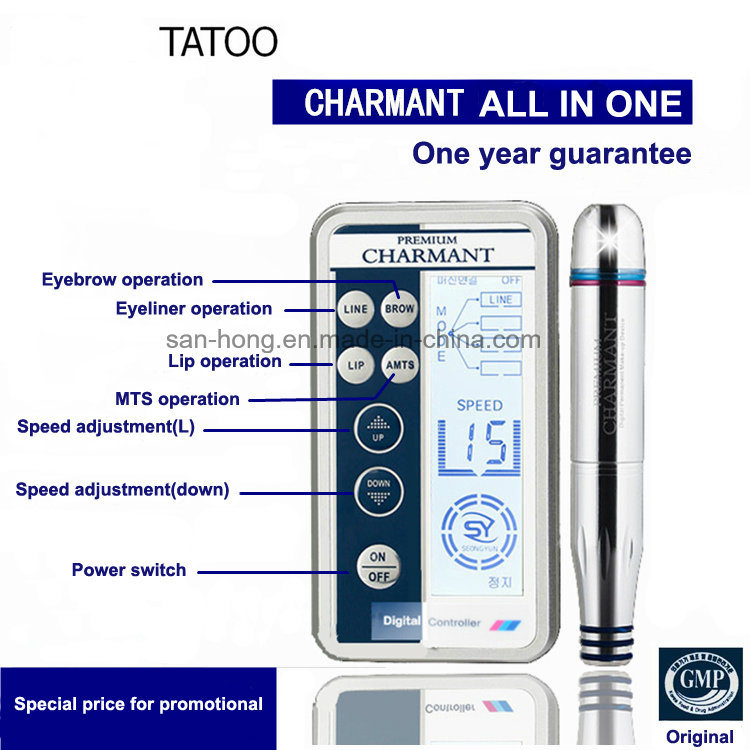 Digital Show and Rechargeable Permanent Makeup Digital Tattoo Machine