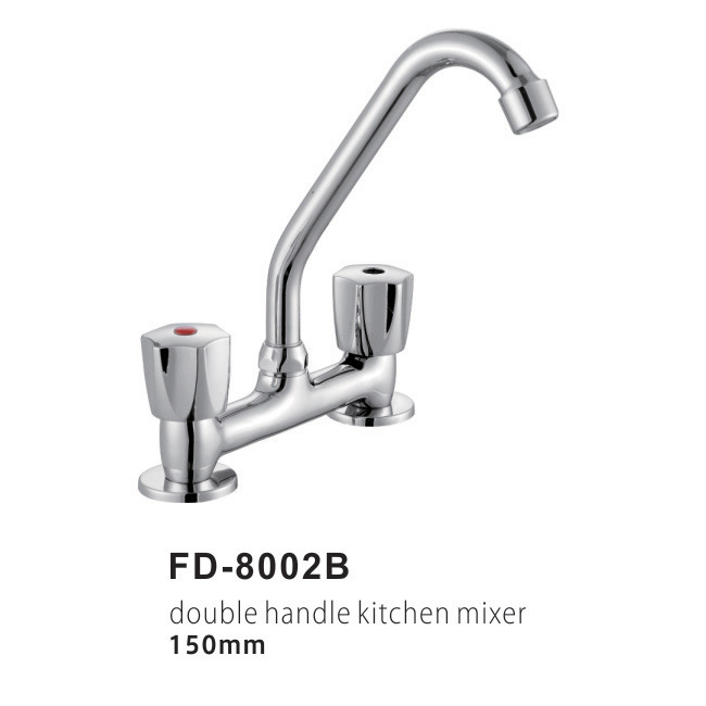 Double Handle Kitchen Sink Faucet