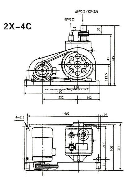 Rotary Vane Pump / Micro Vacuum Pump (XD, 2XZ)