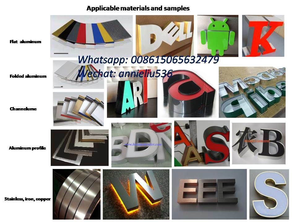 3D LED Advertising Sign Channel Letter Bending Machine for Sign Industry