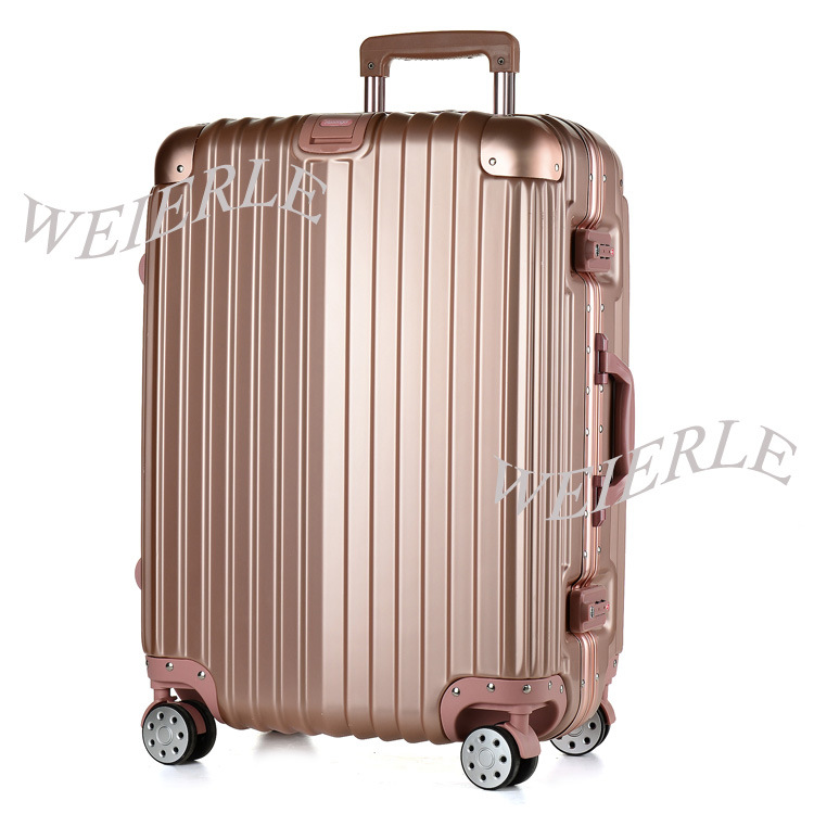 2017 Hot Sale Seven Colors Fashion PC Trolley Luggage