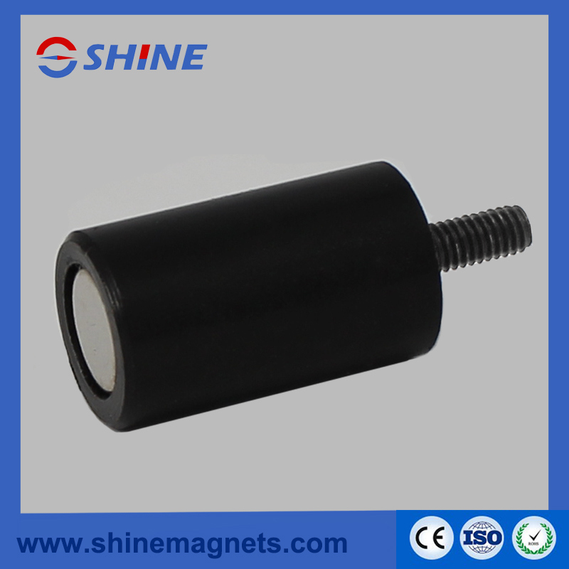 Coating Epoxy Strong Bushing Magnet with Thread Rod