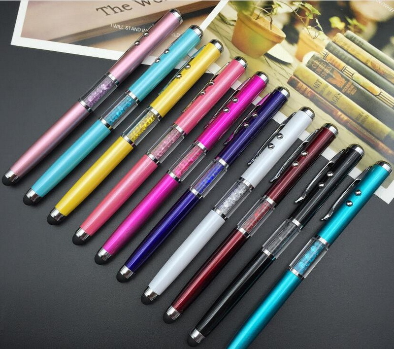 Hot Selling Promotional Printed Logo Pen with Torch