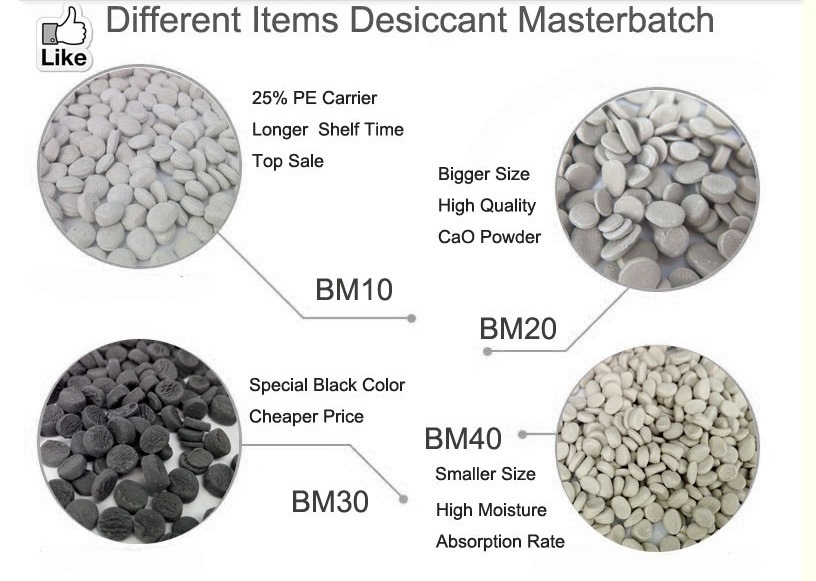 12 24 48 Hours Moisture Absorb Desiccant Masterbatch for Recycled PE Plastic
