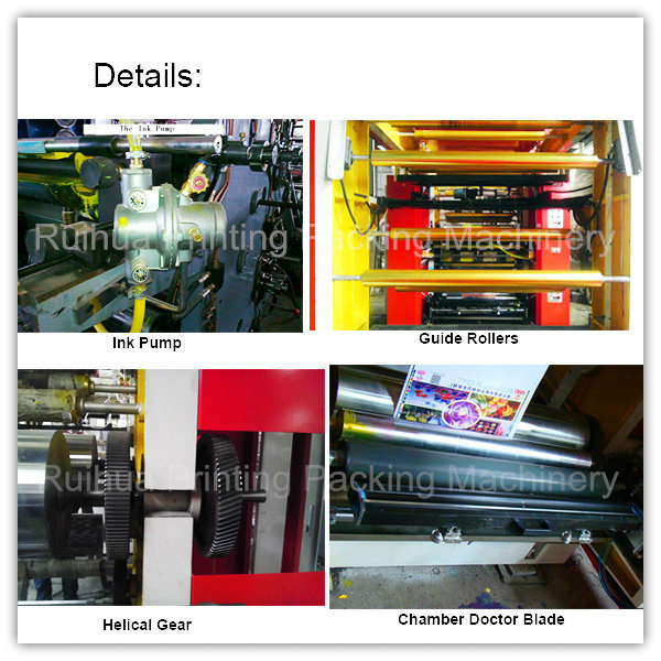 High Speed 4 Color Film Polythene Printing Machine