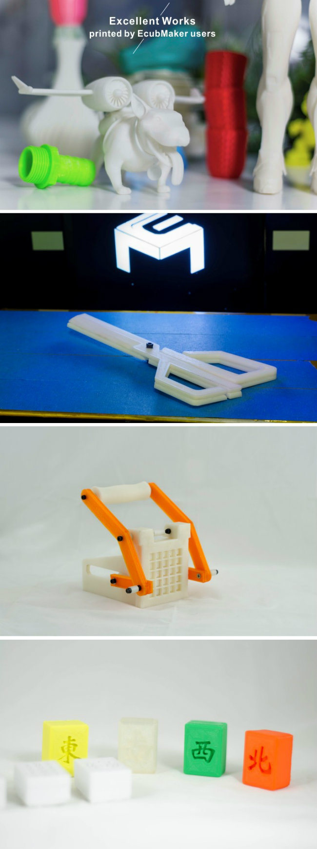Ecubmaker Fantasy PRO 3D Printer Makrbot Similar