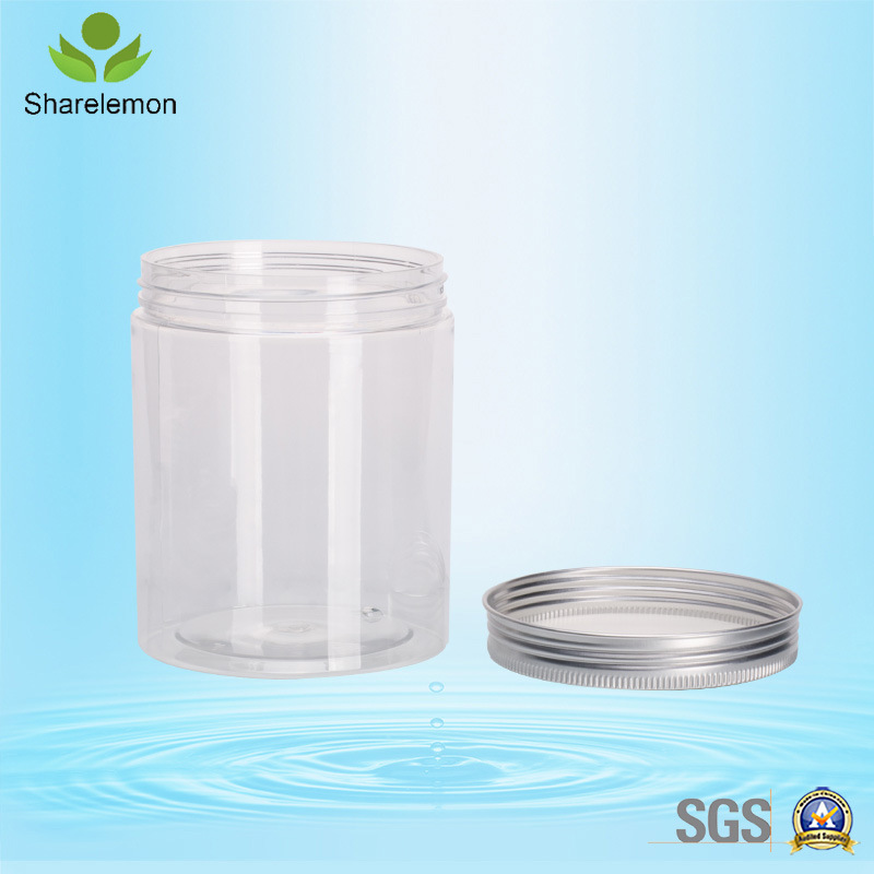 500ml Pet Plastic Food Storage Container for Food Grade Packaging Jar