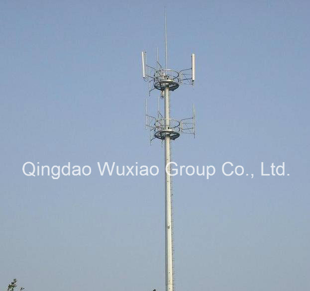 Communication, Telecommunication Monopole Steel Tower