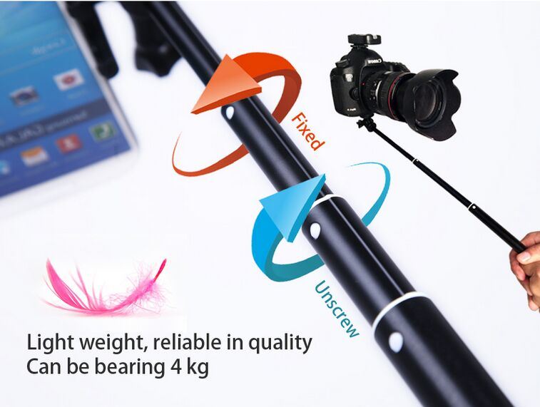 Bluetooth Selfie Stick Monopod Selfie Kits Pack Zoom Button Momopod Rk88e (OM-RK88E)