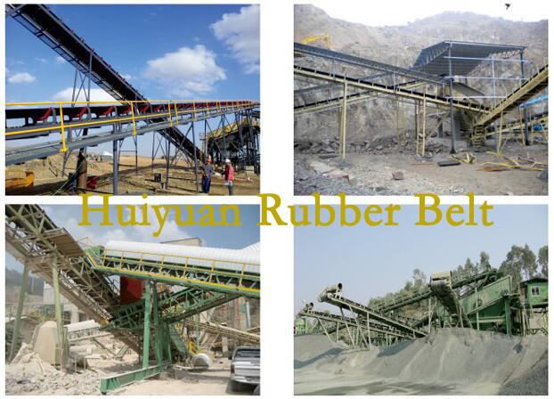 V Cleat (chevron) Rubber Conveyor Belt