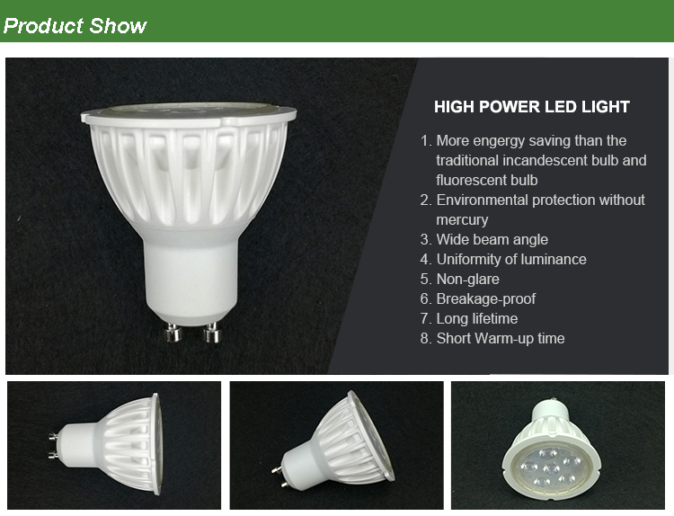Cheap LED Spotlight 6W LED Bulb Spot Light MR16 GU10 High Lumens Spotlight