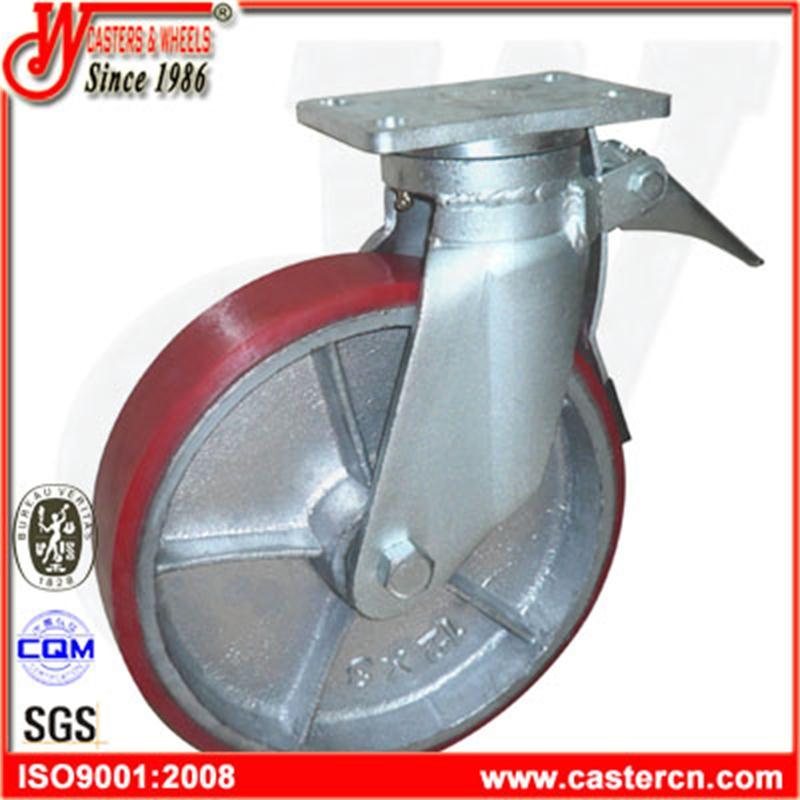 12 Inch Heavy Duty PU Scaffolding Caster