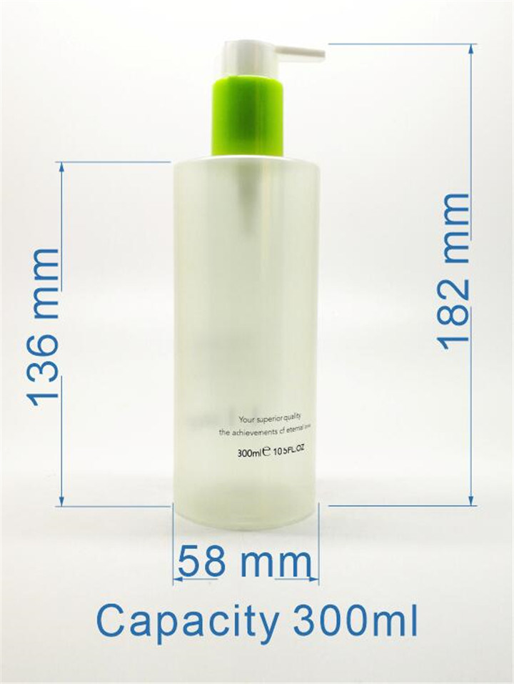 Customized Cosmetic Pet Plastic Container Shampoo Bottle