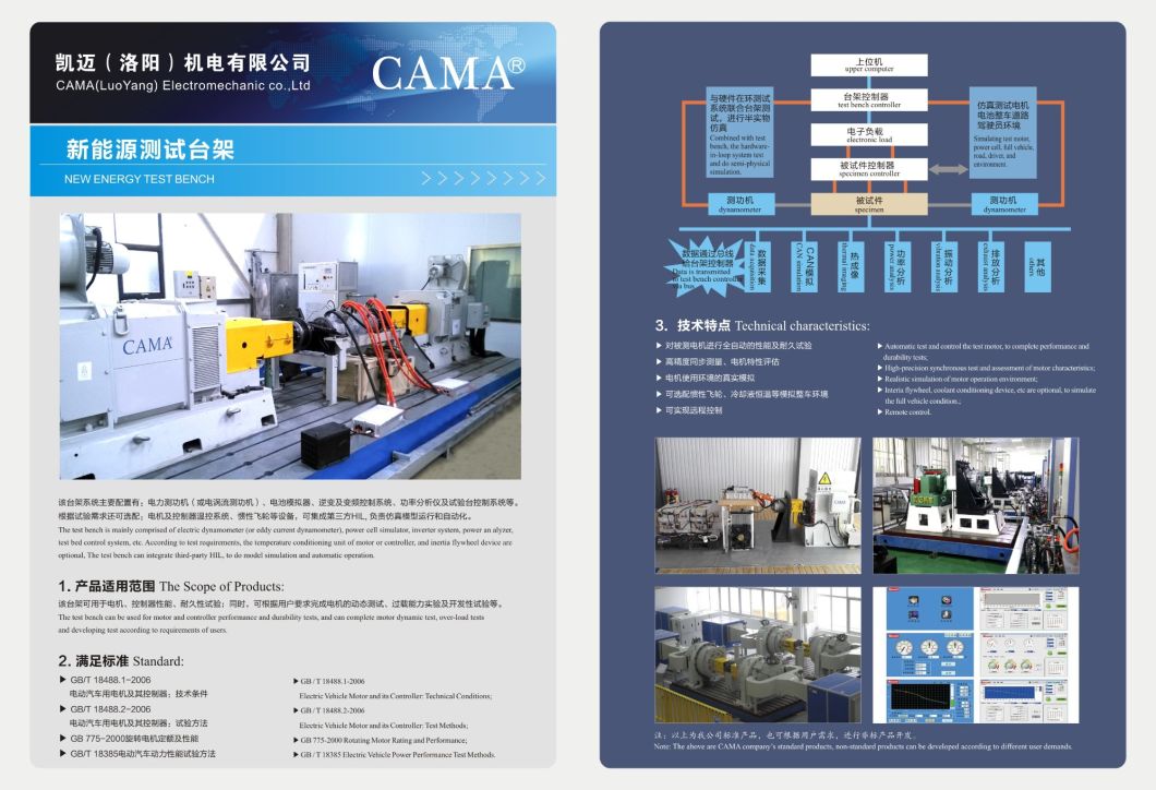 Electric Moter Test Bench System