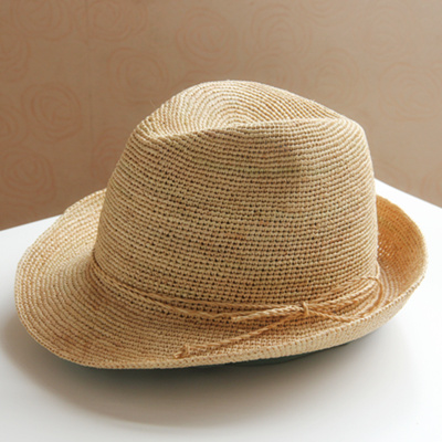 Custom Beach Summer Fedora Hat Men Paper Straw Hat