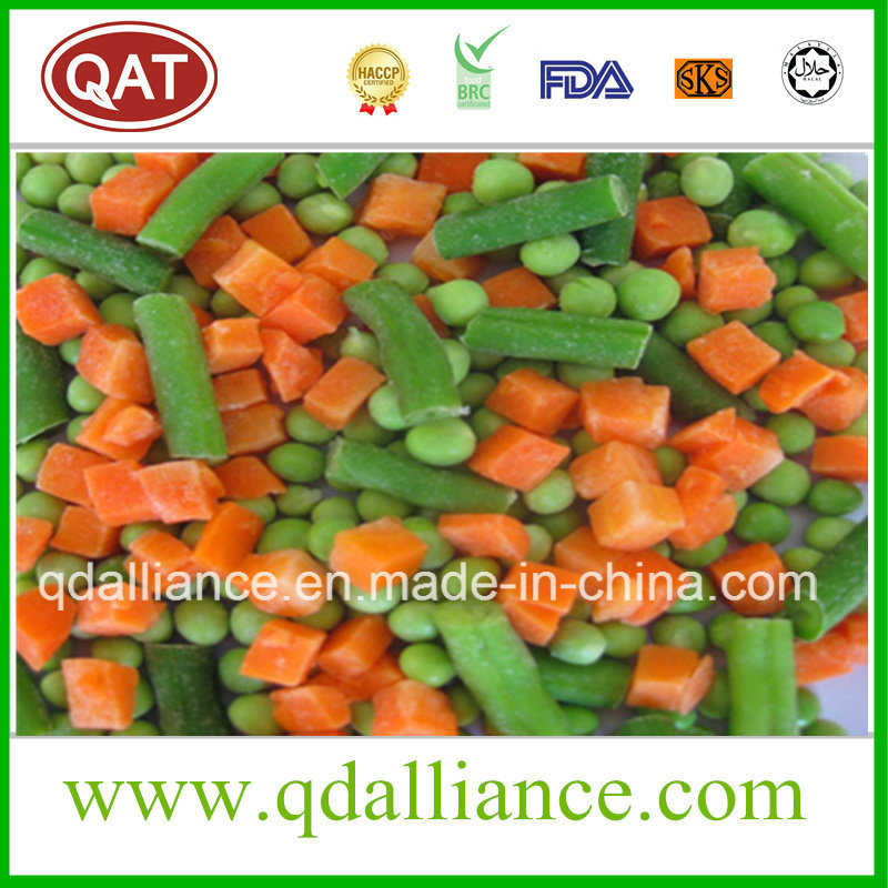 IQF Frozen Mixed Vegetables with Peas, Corn Carrot, Cut Beans