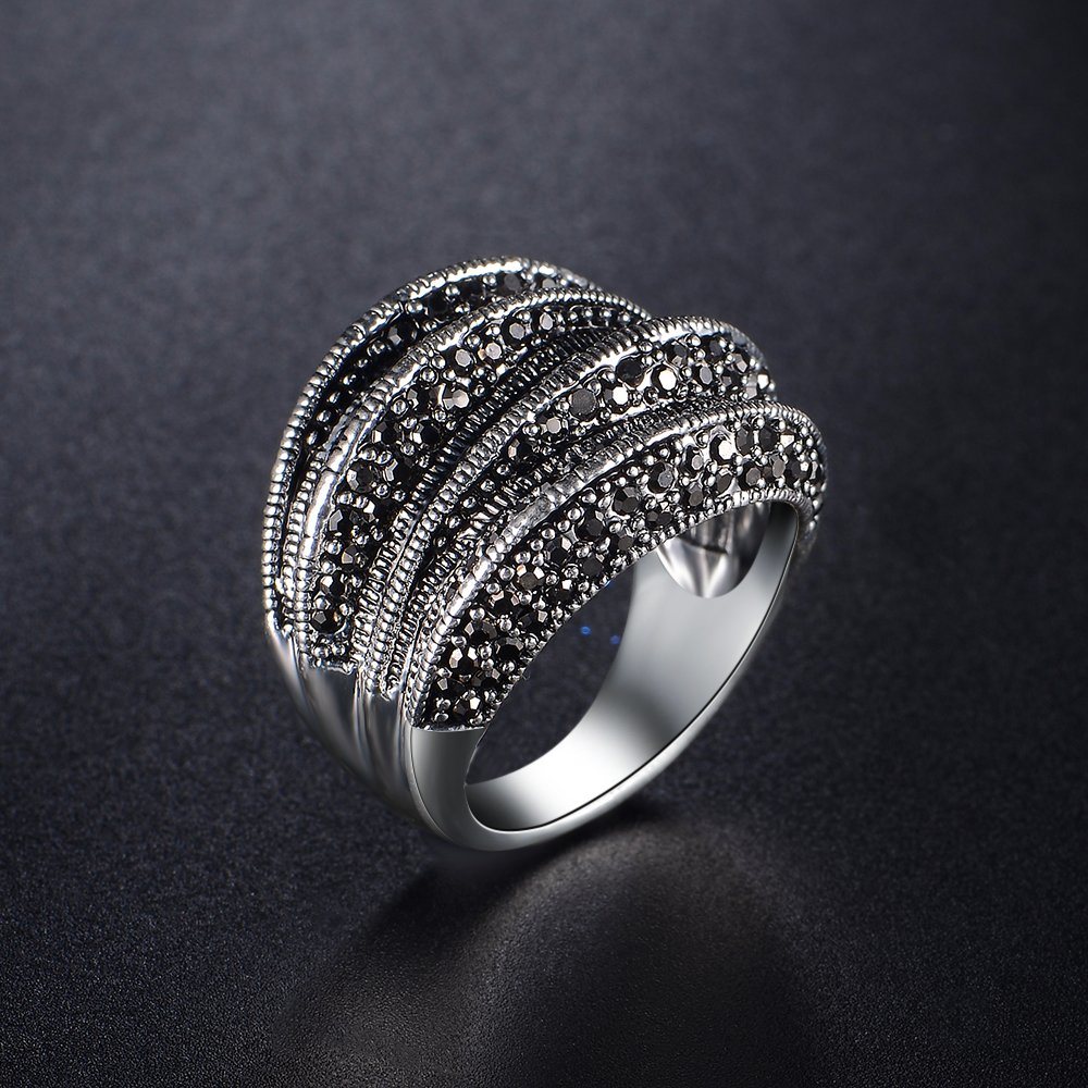 New Amazing Good Gift White Gold Stone Ring