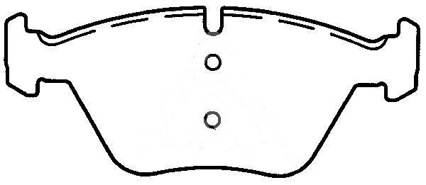 D1061-O Brake Pad Back Plate