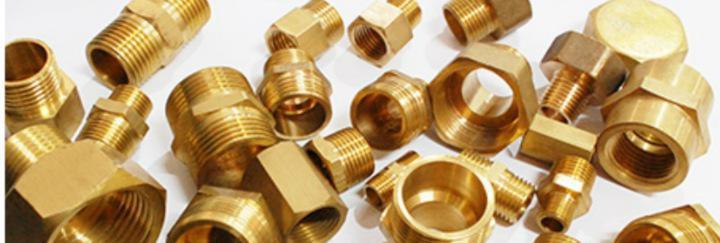 Hexagonal Head Brass Nuts with Threads