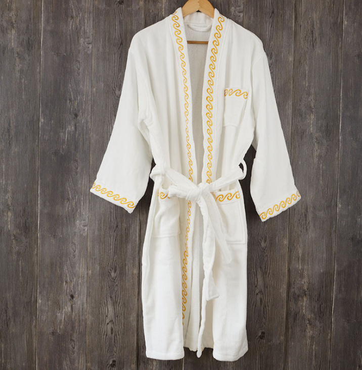 Customer Cotton White Hotel Bath Robe