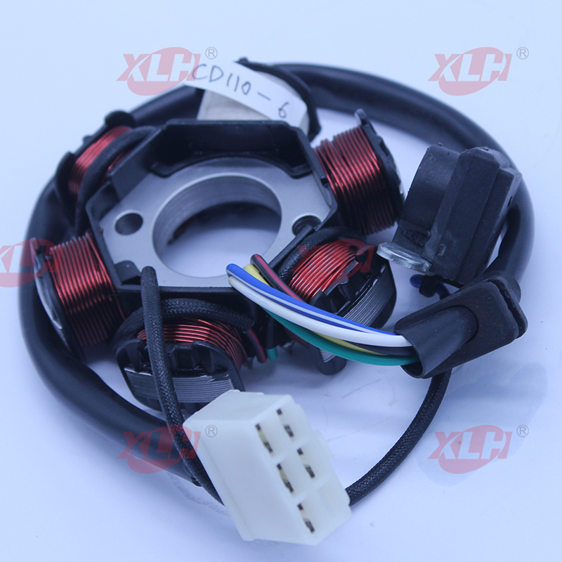 Magnetic Coil Motorcycle Parts ABS Alloy Stator Comp for Jh70/Cg125/Bajaj