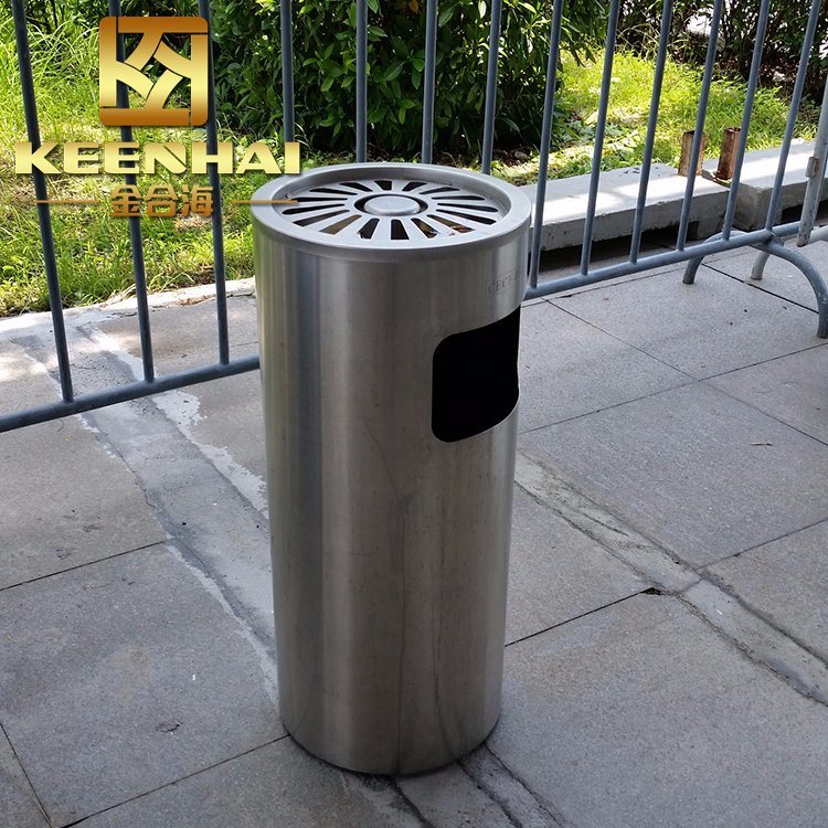 Customized Public Stainless Steel Waste Recycle Trash Bin