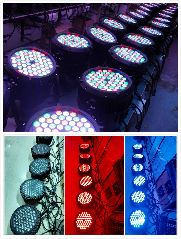 Best 54PCS 3in1 Waterproof LED PAR Light for Venue