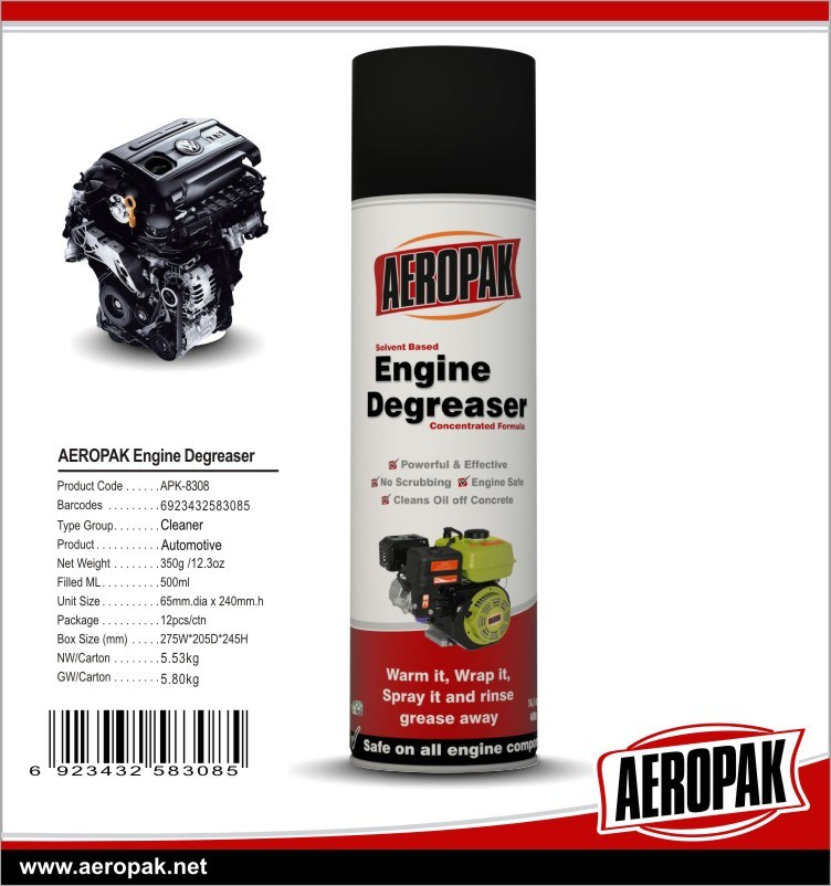 Aeropak Engine Degreaser Spray for Car