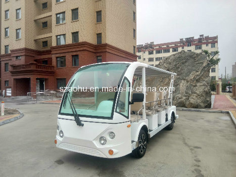 Aohu Brand Electric Shuttle Bus, Ce Approved 11 Seats Electric Sightseeing Car (AH-Y11)