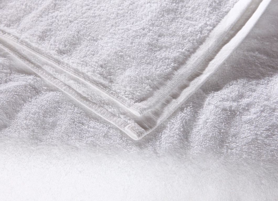Hotel Home Supply White Cotton Bath Towel