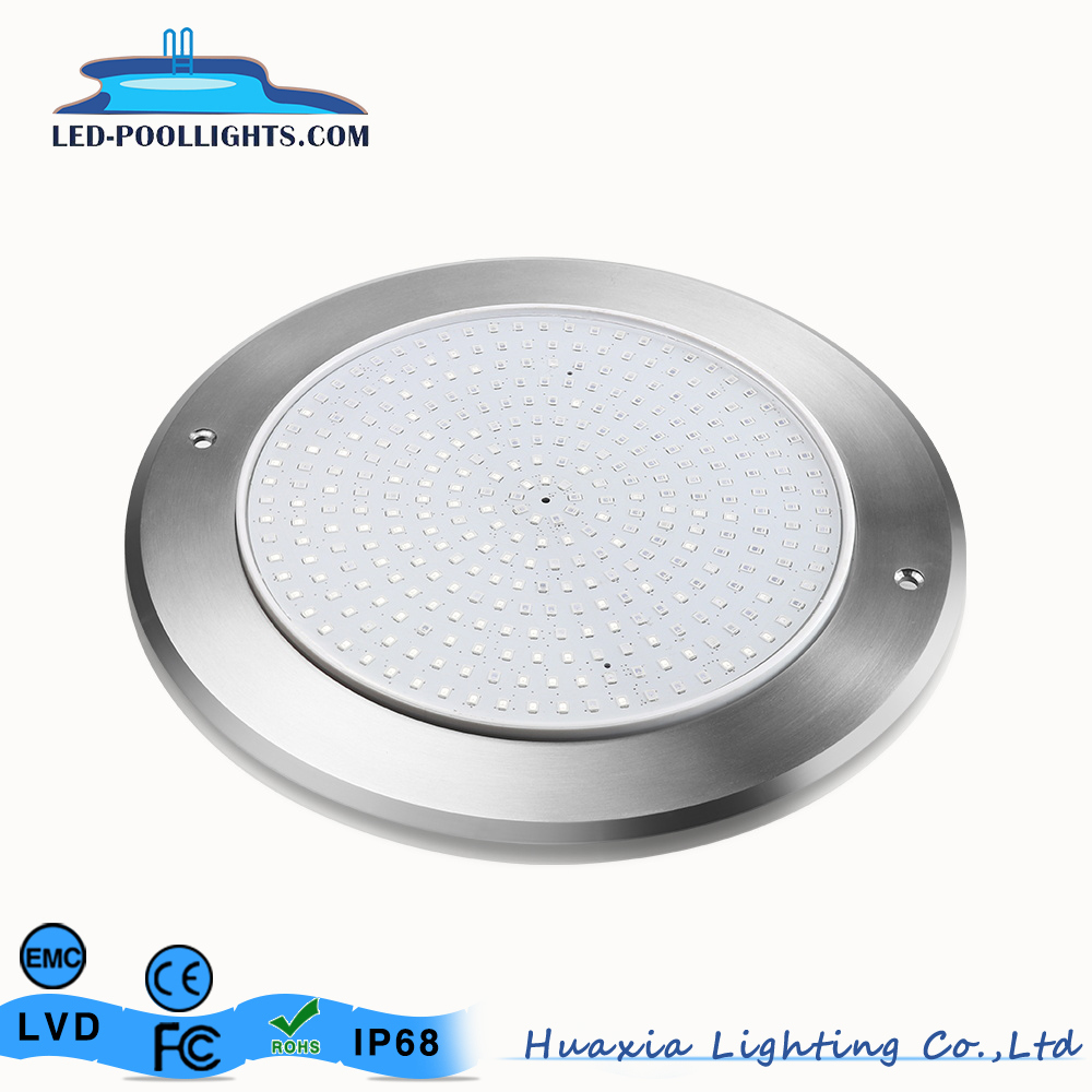 8mm Thick White and RGB in Stainless Steel 316 Polished LED Underwater Light