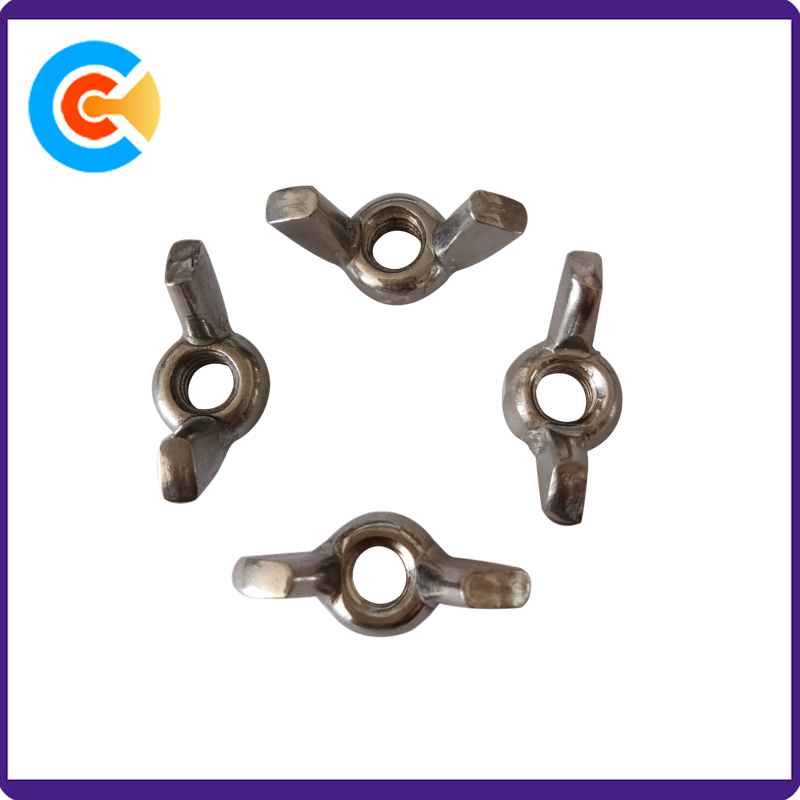 Carbon Steel M6 Lock Wing Nut Wing Nuts Butterfly Nut