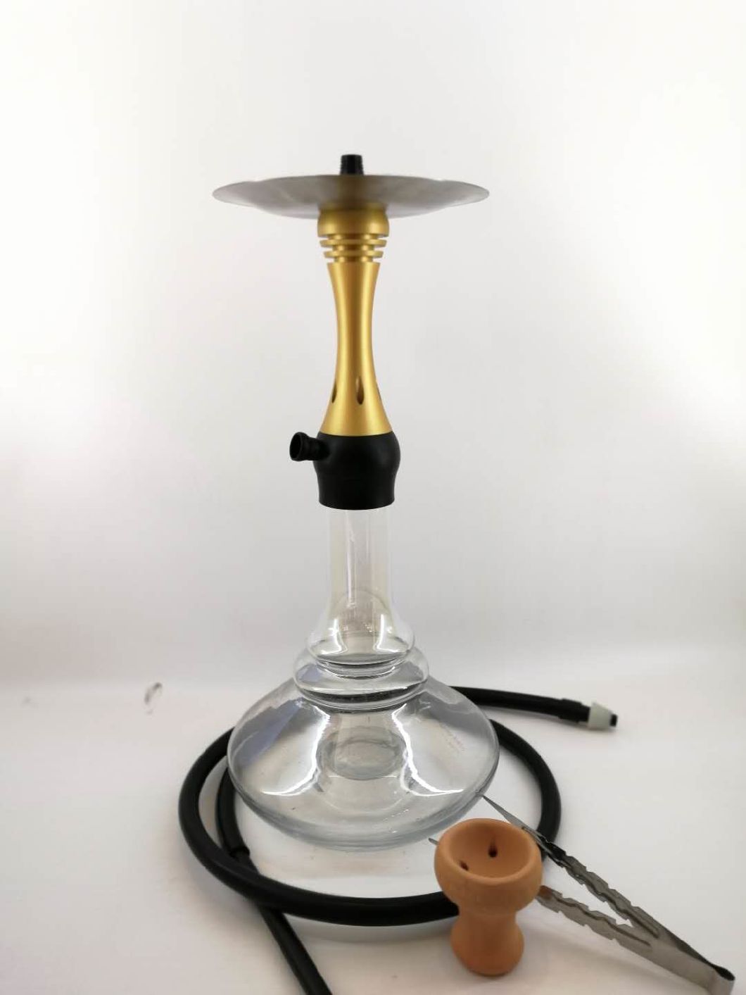 Top Quality Aluminum Hookah Shisha Porous Air Valve Nargile Smoking Pipe Electric Hookah Chicha