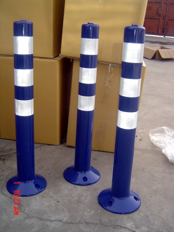 Road Safety Flexible Warning Sign 750mm Bollard Road Delineator Post