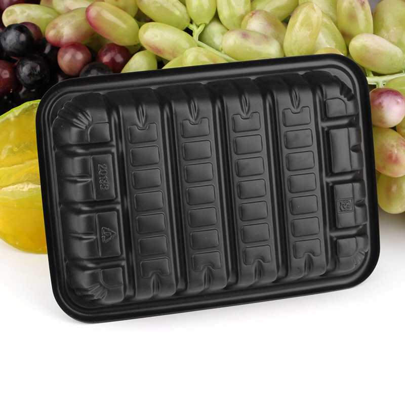 disposable vacuum thermoform packing plastic food container for fruit/vegetable