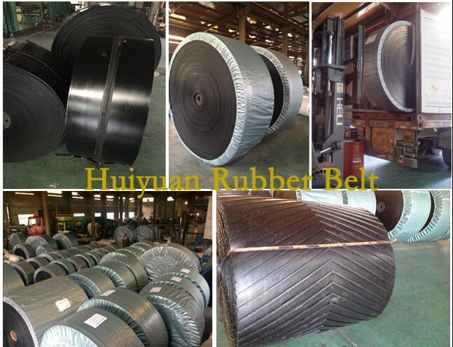 V Cleat (chevron) Rubber Conveyor Belt