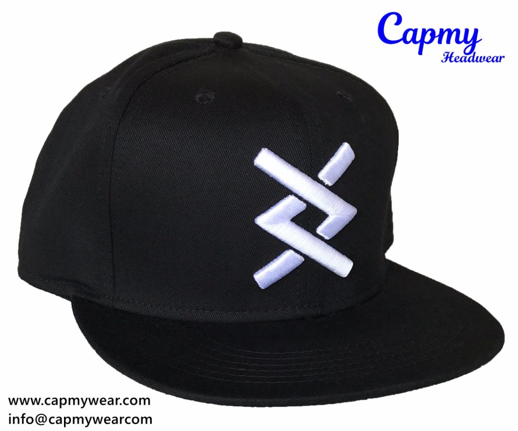 Adult Size Baseball Cap with 3D Embroidery Logo Cap