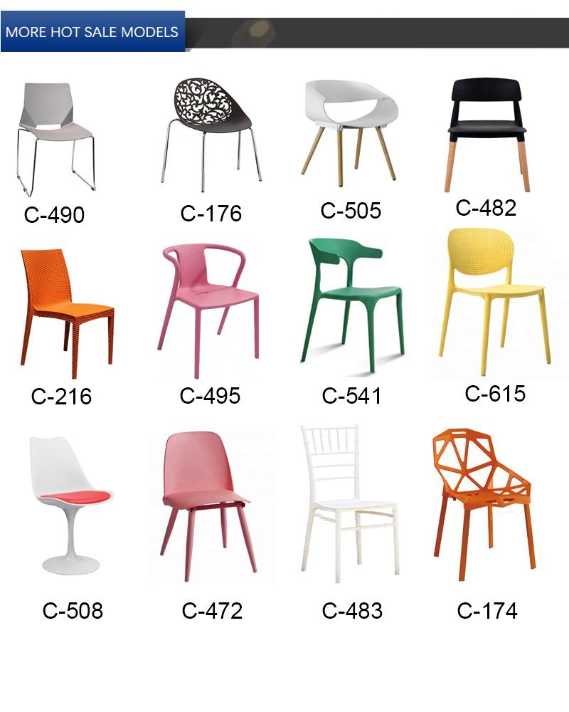 Backyard Home Furniture Indoor PP Plastic Dining Chair