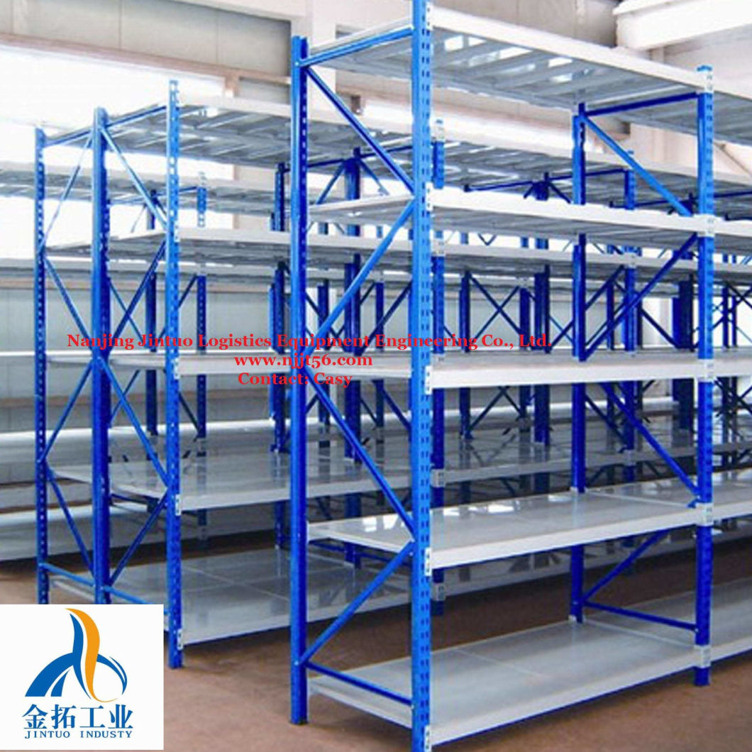 Medium Duty Storage Display Shelving for Industrial Warehouse