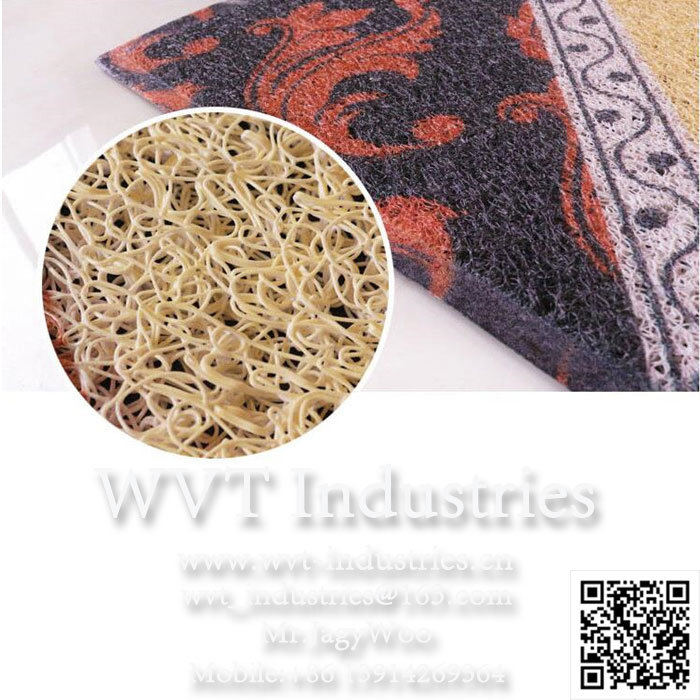 Eco-Friendly PVC Non-Slip Anti-Dust Hallway Doormat /Welcome Mat/Bath Mat