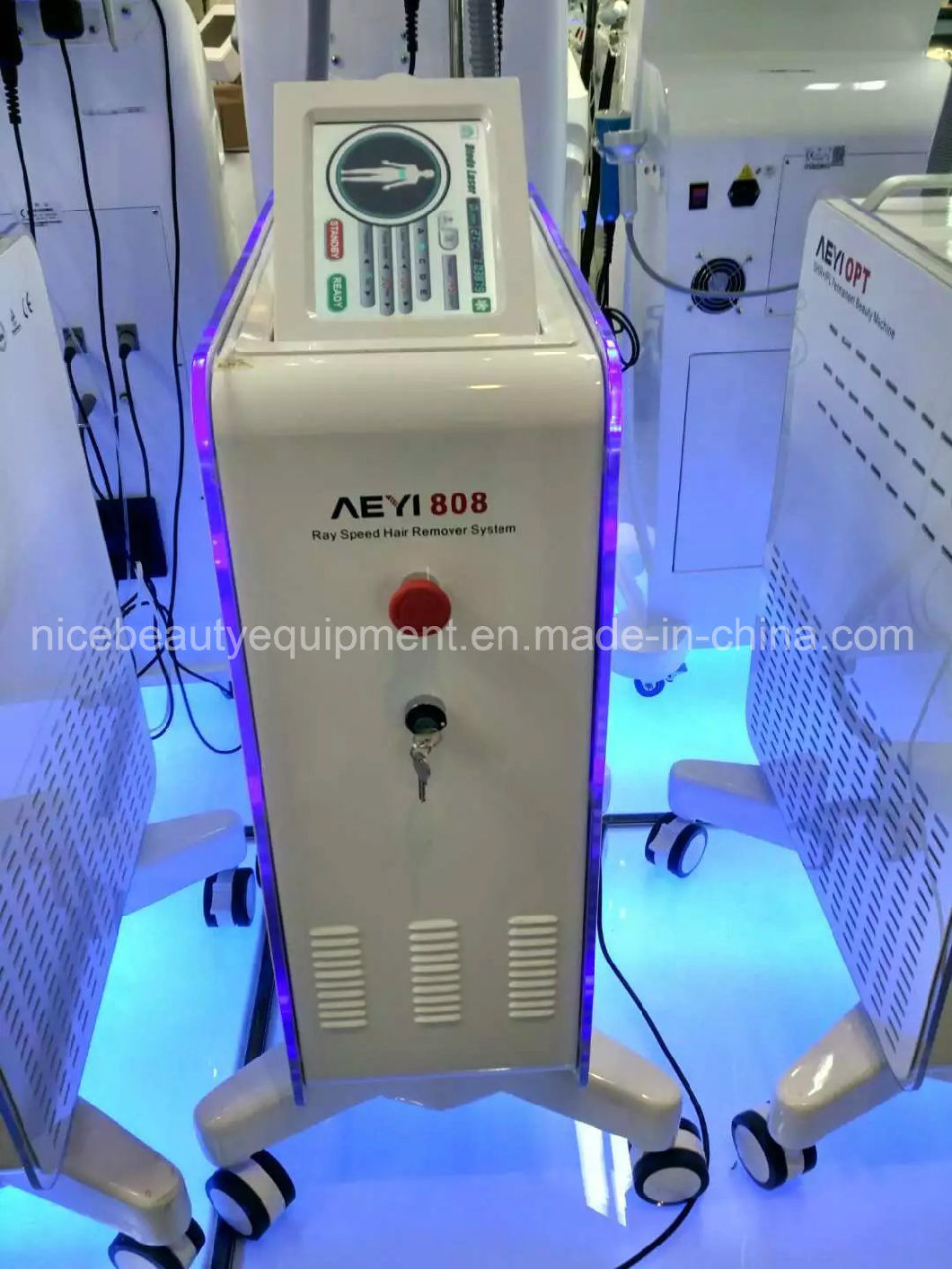Best Germany Bars 808nm Diode Permanent Laser Hair Removal Machine