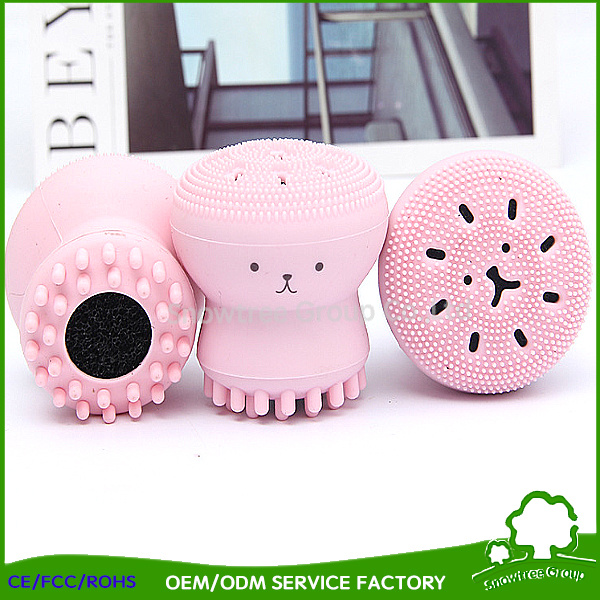 New Design Cleaning Facial Brush Silicone Face Washing Tool, Silicone Facial Washing Brush