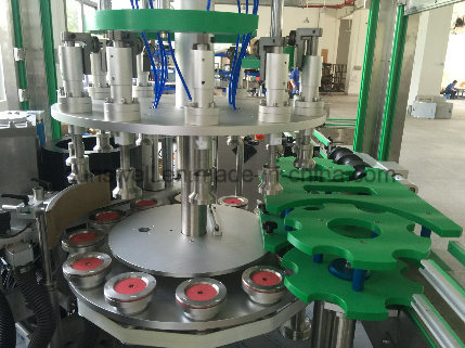 Stocked Hot Glue Bottle Filling Capping and Labeling Machine
