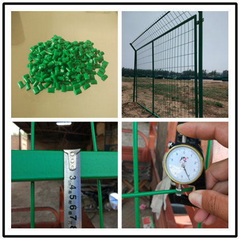 Galvanized PVC Coated Welded Wire Mesh Fence Security Fence