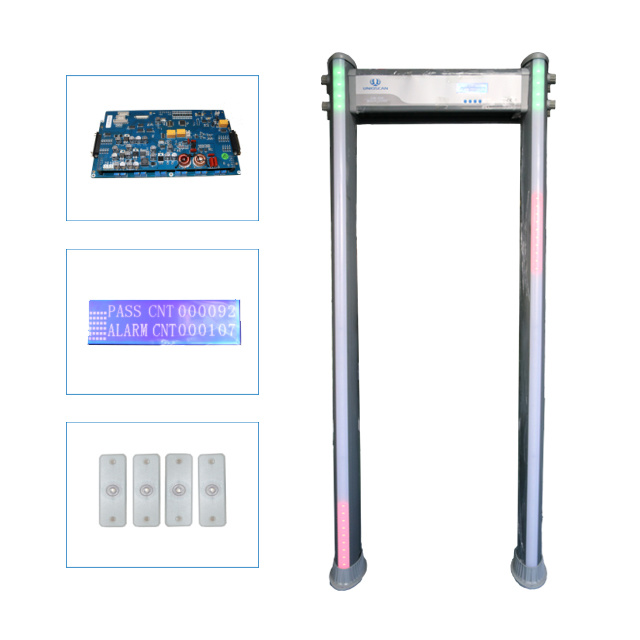 Waterproof Metal Detector Gate Um600 Walk Through Metal Detector with Remote Control Option