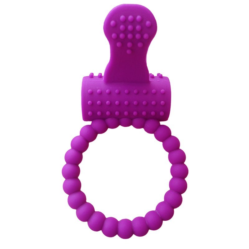 Soft Silicone Super Vibrating Cock Ring Sex Toy for Man