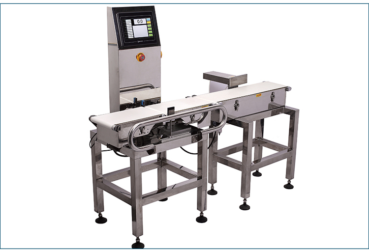 Online Dynamic Conveyor Belt Food Industry Check Weigher 8000