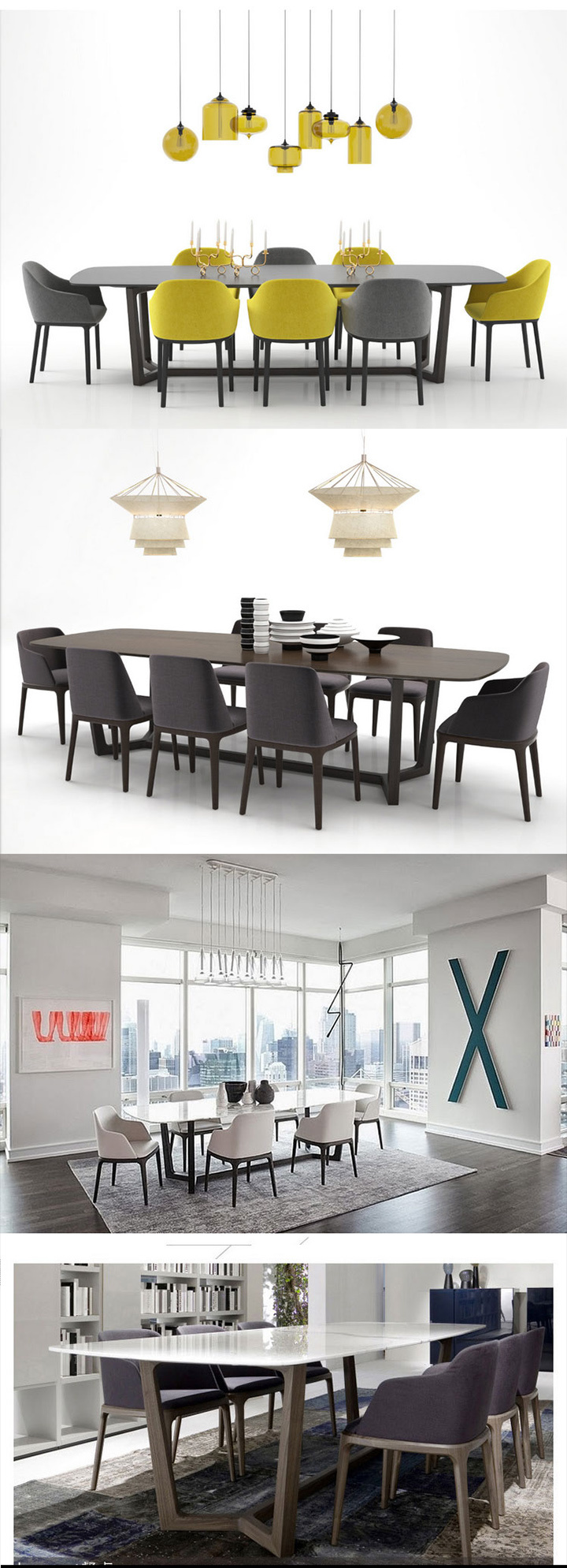 Modern Dining Room Set Restaurant Furniture Wood Chair for Home