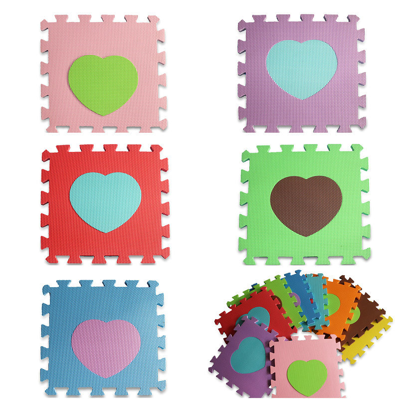 The Heart Large EVA Foam Play Mats for Babies