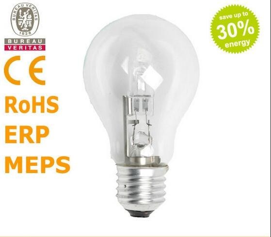 A55 230V 70W E27/B22 Energy Saving Halogen Lighting Bulb